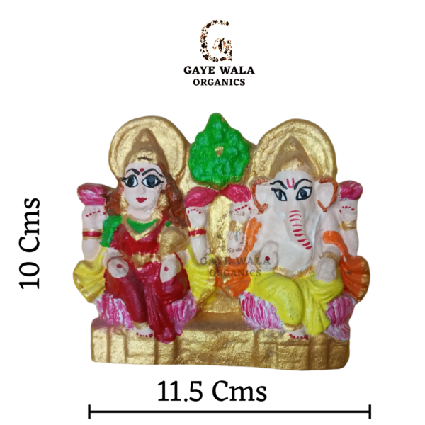 Cow Dung Colourful Lakshmi Ganesh ji Joint Pcs/Full Body Paint